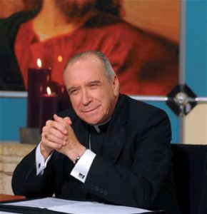 Cardenal. Nicolás de Jesús López Rodríguez, arzobispo metropolitano de Santo Domingo.